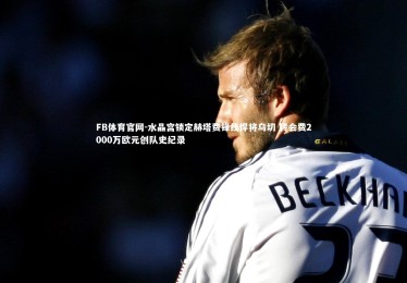 FB体育官网-水晶宫锁定赫塔费锋线悍将乌切 转会费2000万欧元创队史纪录