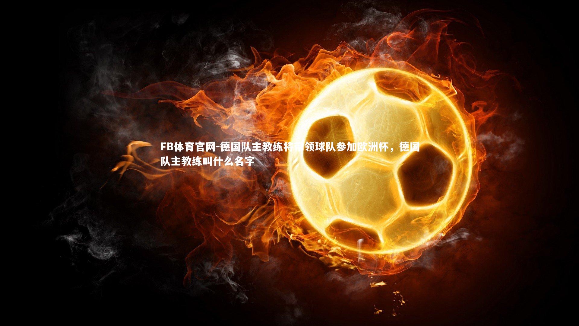 德国队主教练将带领球队参加欧洲杯，德国队主教练叫什么名字